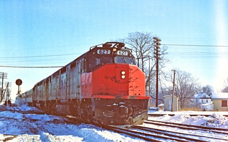 No. 31 is crossing the Illinois Central Gulf tracks that hosted Amtrak’s Shawnee and Panama Limited.
