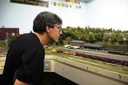 Marty Surdyk is a modeler himself and is always looking for ideas about how to improve his layout.