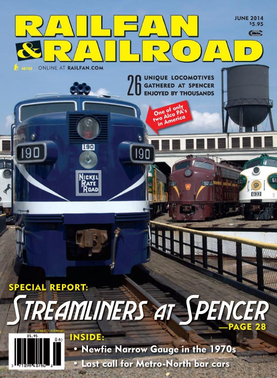 The June cover of the last issue of Railfan &amp; Roadroad that was 