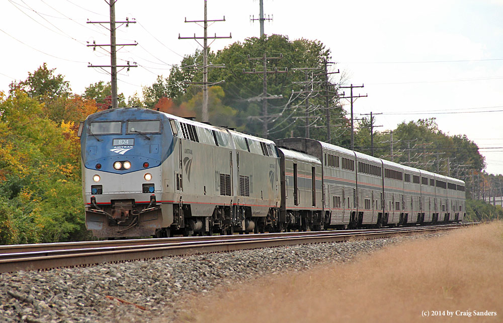 Being persistent paid off in achieving my goal of photograph two late Amtrak trains on the same day in Northeast Ohio.