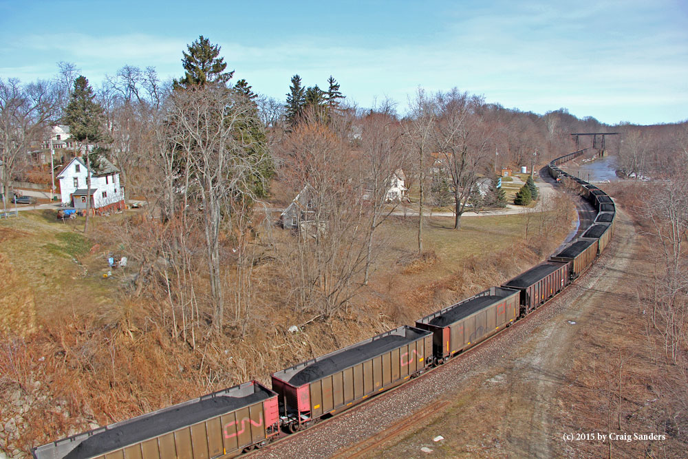 Think of all of the history that has been seen out of the windows of that house on the hillside overlooking the B&LE tracks in Conneaut.