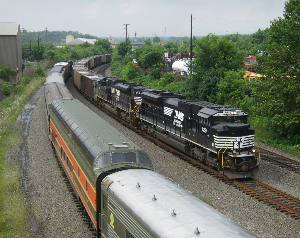 A coal train followed shortly after.
