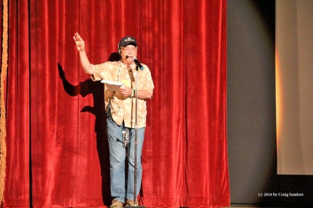 The master of ceremonies and resident Summerail wisecracker Ron Flanary kept the audience entertained between introducing programs. 